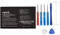 Swark Li3723t42p3h704572 Batteria compatibile con ZTE Falcon Z-917 MF90 MF90C MF91 con strumenti