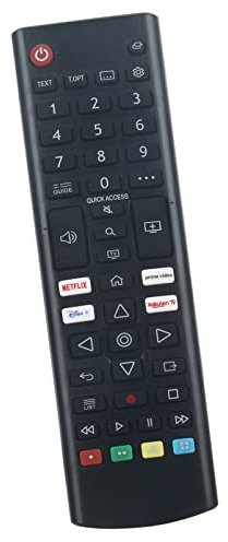ALLIMITY AKB76040301 Sostituisci Telecomando adatto per LG Full HD TV OLED55CX6LA OLED55G1 OLED55G16LA OLED65G1 32LQ63006LA 32LQ630B6LA LQ63006 LQ63OLED65G16LA OLED7 50UQ75006LF 43UQ75006LF