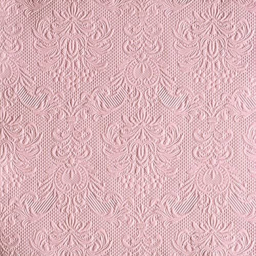 15 Servietten Elegance pastel rose | Tischdeko | Decoupage | Serviettentechnik 33x33cm