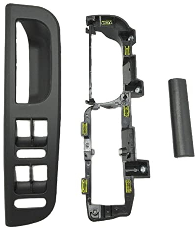 KIKAPA 3Pcs Colore Nero per Golf 4 Maniglia Porta Interna Interruttore Staffa Base 1J1 8671793B1 867 171 E 3B0867175