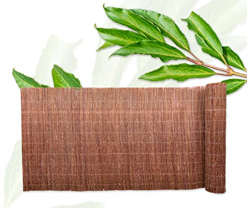 Z4L Weidenmatte, Sichtschutz, Weidenzaunmatte für Garten, Balkon, Terrasse, natürlicher Sichtschutz, Windschutz - 100cm x 500cm