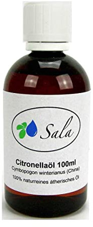 Sala Citronellaöl Aroma ätherisches Öl naturrein (100 ml PET-Flasche)