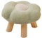 kowaku Repose-Pieds canapé Tabouret Pouf escabeau pour Salon entrée Salle de Jeux Chambre Appartement, Vert