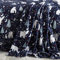 Fusion Coperta in pile con motivo natalizio Notte stellata, 120 x 150 cm, colore: blu