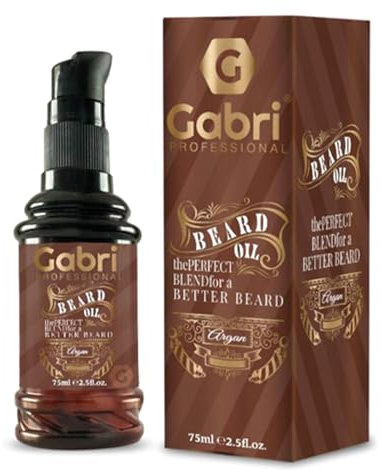 Gabri Professional Argan Beard Oil 75 ml - Árbol De Argán El Aceite De Barba Perfecto Para Una Barba Más Hermosa