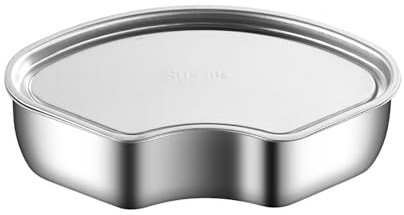 SUMKTO 1 unid Placa de Vapor de Acero Inoxidable, en Forma de Abanico Dividido al Vapor Placa hogar Comida al Vapor tazón Accesorios de Cocina