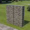 Générique Mur à Gabion avec couvercles Acier galvanisé 100x20x100 cm,Quincaillerie,Clôtures & barrières,Panneaux de clôture,9.7 kg,Argent,143578