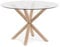 S & S Saldos y Stocks Mesa Redonda de Cristal Templado 120cm. Comedor o Cocina Cambria