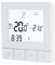 Wengart Termostato touch programmabile WG356, AC230V, grande display digitale, uscita 3A, per regolare e regolare la temperatura del riscaldamento a pavimento (bianco)