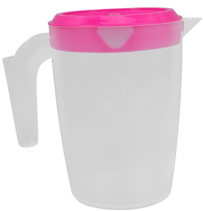 Alipis Jarra de Agua Plástica Reutilizable con Tapa para Bebidas Frías Oficina Hogar Fiestas y Picnics Capacidad