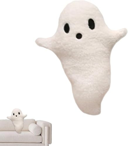 Pipihome Halloween Geisterkissen, Boo Basket Niedliche Kissen Geister Deko, Neue Kreative Halloween Kissen Kuscheltier, Süße Stofftier Geister Plüsch Puppen