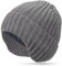 Jadive Bonnet d'hiver avec Cache Oreilles Bonnet Tricoté Épais Chaud Peluche Doublure Bonnet pour Femmes Hommes en Plein Air Sports(Gris)