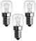 T20 E14 15W Salt Lamp Bulbs, Scentsy Warmer Bulb Warm White 2700K Dimmable 220-240V, E14 SES Screw Fridge Bulb, for Microwave Oven Bulbs, Sewing Machine, Wax Burner Bulbs, 3 Pack