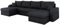 Mirjan24 Ecksofa Kristofer U Cord, Design Eckcouch Couch mit Schlaffunktion, DREI Bettkasten, Wohnlandschaft, Bettfunktion, U-Form Sofa, Seite Universal, Farbauswahl (Poso 135)