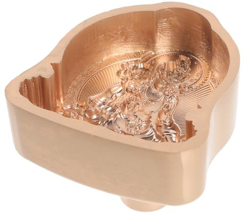 Zerodeko Kleine Metall-Buddha-Form Für DIY-tonskulpturen Glatte Oberfläche Kompakte Buddha-Statue Für Bastelprojekte Und Tonkunst Einfache Handhabung Für Anfänger Geeignet