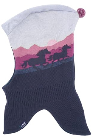 maximo MINI Girl-Schlupfmütze, Pferde Zipfel