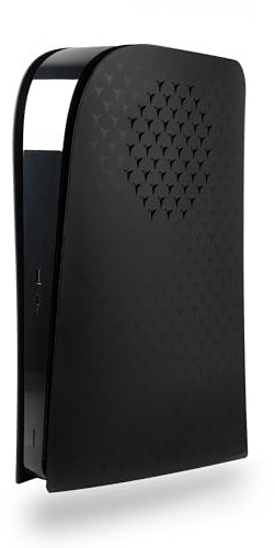 Glistco Black Plates Pro Replacement Shell Compatible with Standard PS5 - Cover Plates for PS5 Digital Edition (Matte Black)