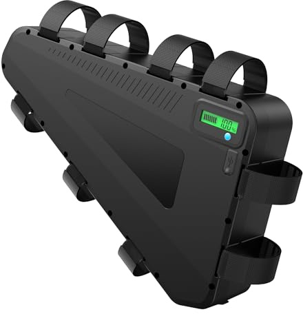 France Stock Batterie Triangle Ebike 52V 30Ah avec cellules LG 21700 M50 A Grade Batterie Lithium Haute Capacité pour Kits Moteur 500W-2600W BMS 50A Intégré Chargeur 4A Inclus