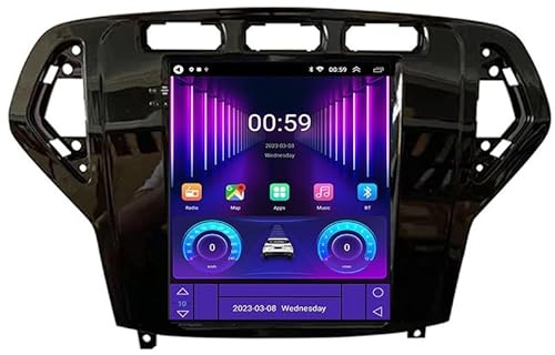 Android 16 Autoradio Radio 9.7 Zoll Multimedia Autoradio Mit Navi Für Ford Mondeo mk4 2007-2010· Auto Zubehör Einfügen Und Verwenden Autoradio Mit Bluetooth(HM605 4 Core Wifi 4+64GB)