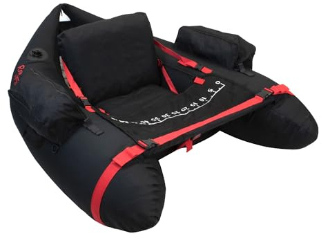 Angel Domäne Float Star Belly Boat - Neueste Generation, Hoher Komfort, Tragkraft 130kg