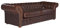 Vente-unique-Chesterfield Ledersofa 3-Sitzer - Vintage Leder - Braun - CLOTAIRE