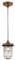 Trio Leuchten LED Pendelleuchte Birte 303800162, Metall kupferfarbig antik, exkl. 1x E14