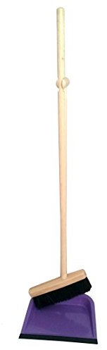 WFG Stehkehrgarnitur Faule Grete Color + passendem Aufkehrset (XL, Lila)