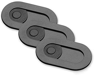 Spy-Fy Spyslide® Webcam Abdeckung | Hochwertiges Edelstahl, 100% Kratzfest | Kein Plastik | für Laptop, MacBook, Tablet | Super Dünn (0,59 mm) | 3er-Pack