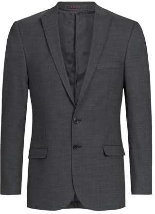 GREIFF Corporate Sakko Herren Modern with 37.5® Schwarz Pinpoint 50