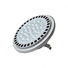 Vision-el - Bombilla LED QR G53 AR111 gris 15 W 3000°K