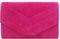 Fioeyr Stylish Faux Suede Envelop Style Bridal Wedding Evening Clutch Party Purse Hand Bag
