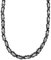 König Design 6 mm Königskette Armband Herrenkette Männer Kette Halskette Panzerkette, 55 cm Silber/Schwarz Edelstahl Ketten