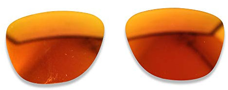 POLARLENS Lentes de repuesto para Oakley Frogskins - Compatibles con gafas de sol Oakley Frogskins (rojo fuego)