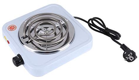 Cuisinière électrique, 220V 1000W cuisinière électrique brûleur cuisine café chauffage plaque chauffante appareils de cuisson (prise ue)