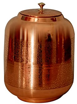 14 Liter Kupferbehälter, Kupfertopf, Kupfertank, Kupferwasserspender, Kupfermatka