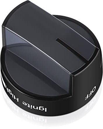 W10339442 Whirlpool Herdknöpfe, Kochfeld-Oberfläche, Brenner-Steuerknöpfe, schwarz, Ersatz für Whirlpool Gasherd/Ofen, ersetzt WPW10339442 PS11753188 (1 Stück)