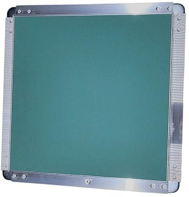 zbs24 Revisionsklappe für Trockenbau 200x200mm mit 12,5 mm GK-Einlage Gipskarton imprägniert für Feuchtraum, geeignet für Wand und Deckeneinbau, stabiler Aluminium-Rahmen, Fangseil