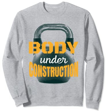 Gym Body im Bau Kettlebell Workout Sweatshirt