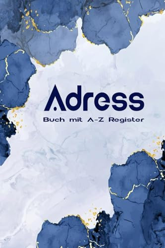 Adressbuch: Notizbuch zum Organisieren aller Kontakte mit ABC Register .