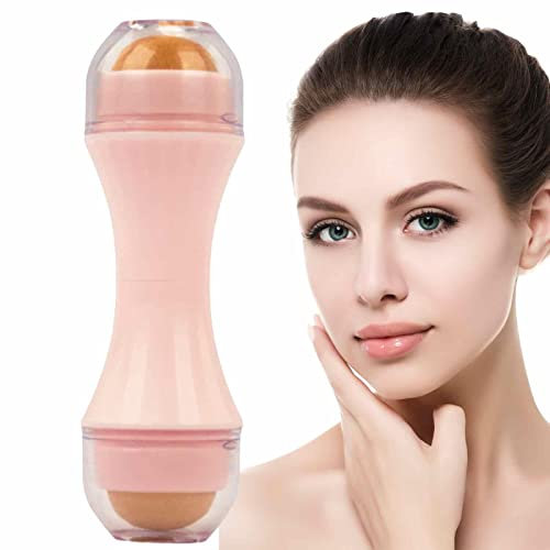 LINGJIONG Oil Absorbing Face Roller, Öl Absorbierender, Mattierender Gesichtsroller Aus Vulkanstein, Oil Control Roller, Gesichtsreinigung Für Fettige Und Ölige Haut, Anzahl Der Artikel: 1, 1.0 stück