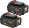 Waitley Lot de 2 Batteries Perceuse de Rechange 20 V 6,0 A Compatibles avec Outils Électriques Dewalt DCB200