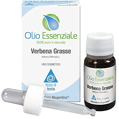 Erboristeria Magentina Aceites esenciales puros verbena grasos 10 ml