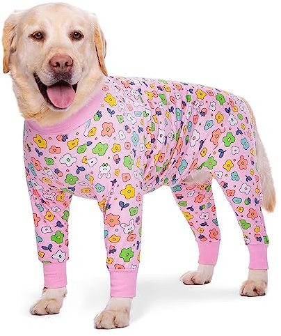 Axcimond Genesungsanzug für Hunde – postoperativer Einteiler nach Operationen, Spay/Neuter, Bauchwundschutz, Kegel-E-Halsband-Alternative