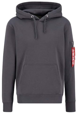 Alpha Industries Air Force Hoody Kapuzensweat für Herren Vintage Grey