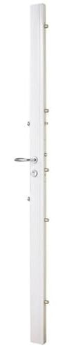 Serrure en applique 6 points 63 NT+ A2P*** blanc droite