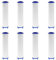 8Pcs High Pressure Cotton Filter Shower Filters Clean Shower Cotton Filter Replacement Universal Filter Shower Water Purification for Filtered Shower Head