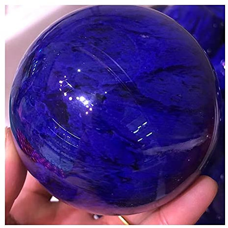 FTTAODFY Der natürliche Blaue Schmelzstein stellt die Kugelkristalle her Kristalle und Steine