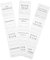 12Pcs Waterproof Bottle Labels for Shampoo Body Wash and Lotion - Removable Self-Adhesive Stickers for Easy Organization of Toiletry Bottles