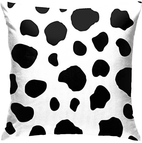 Kissen-Bezug 45X45cm Kuhflecken Kissenbezüge Outdoor Throw Kissenbezüge Quadrat Kissenhülle Für Auto, Bed, Terrasse
