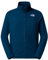The North Face NF0A855X1NO1 Men’s 100 Glacier Full Zip - EU Maglia Lunga Uomo Midnight Petrol Taglia S